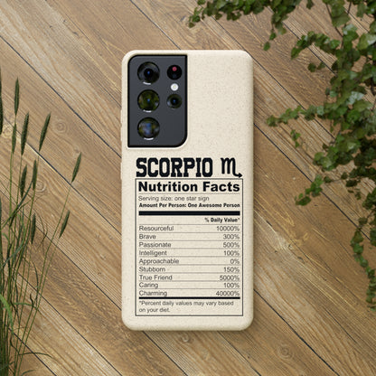 Scorpio Ingredients Biodegradable Phone Case