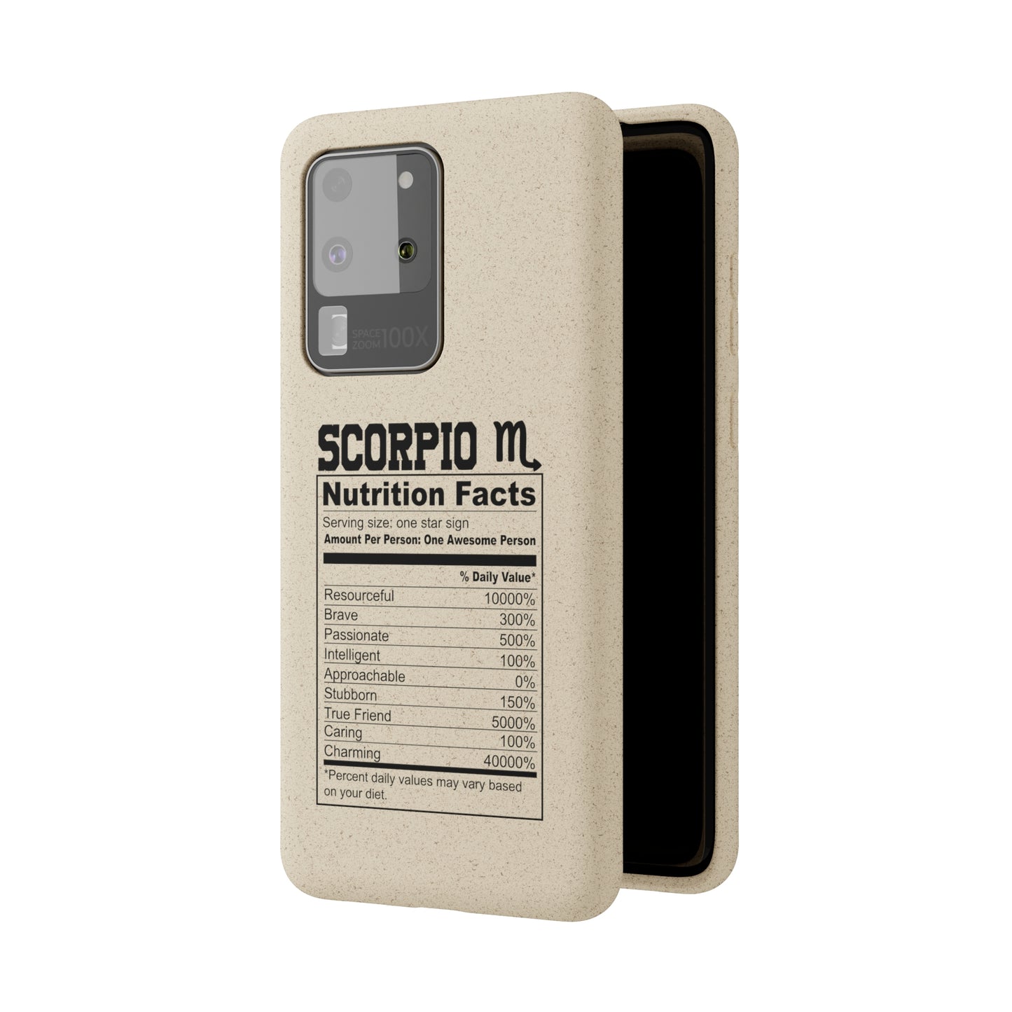 Zodiac Ingredients Biodegradable Phone Case