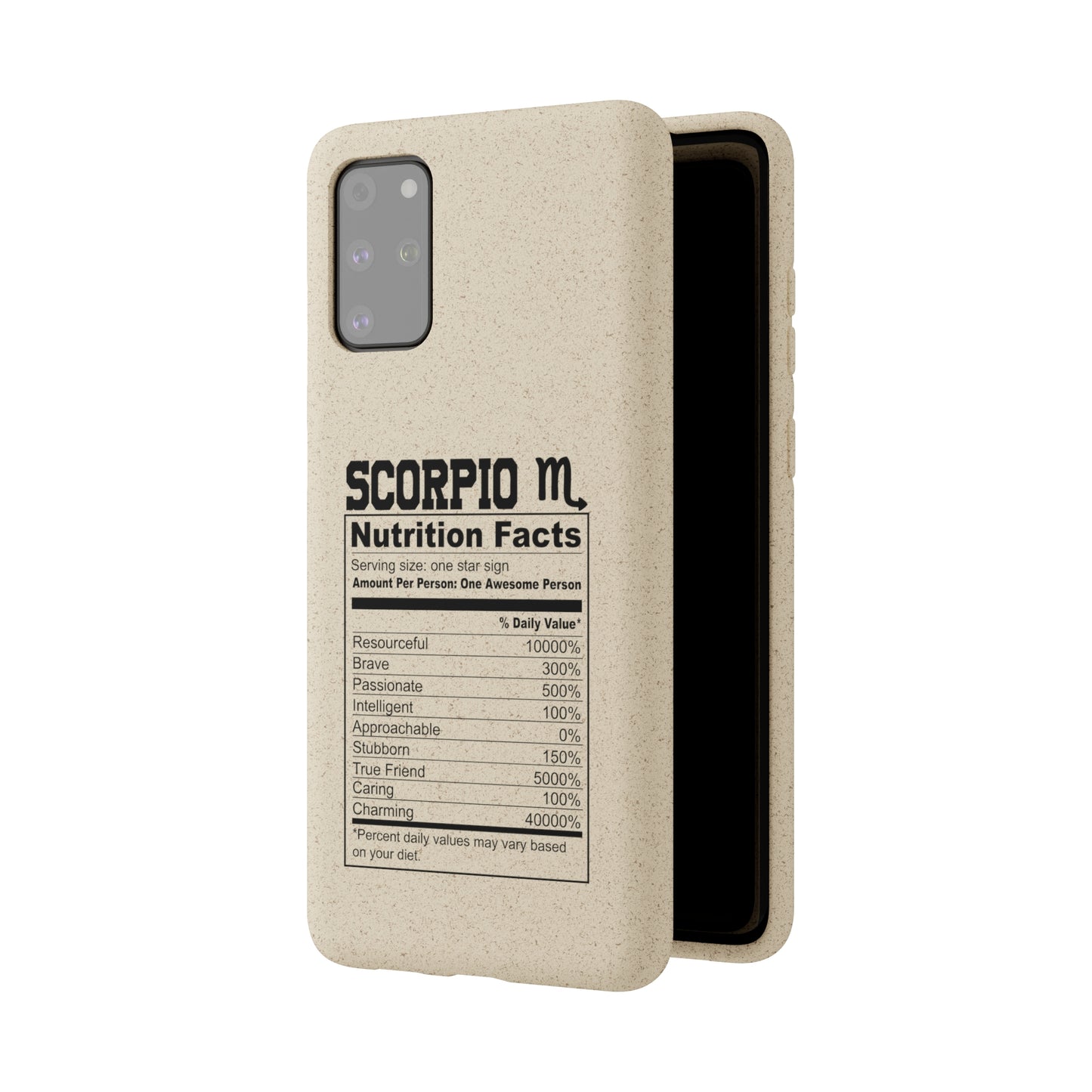 Zodiac Ingredients Biodegradable Phone Case