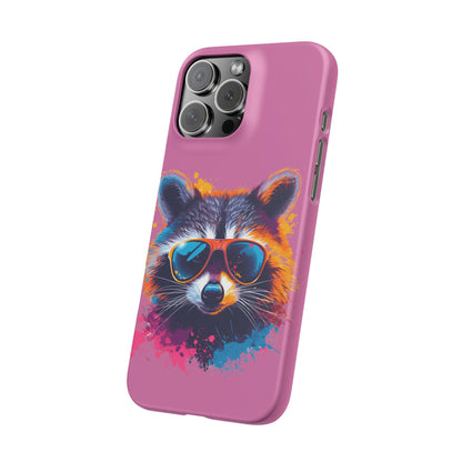 Lux Slim Cases -  " Cool Racoon V2"