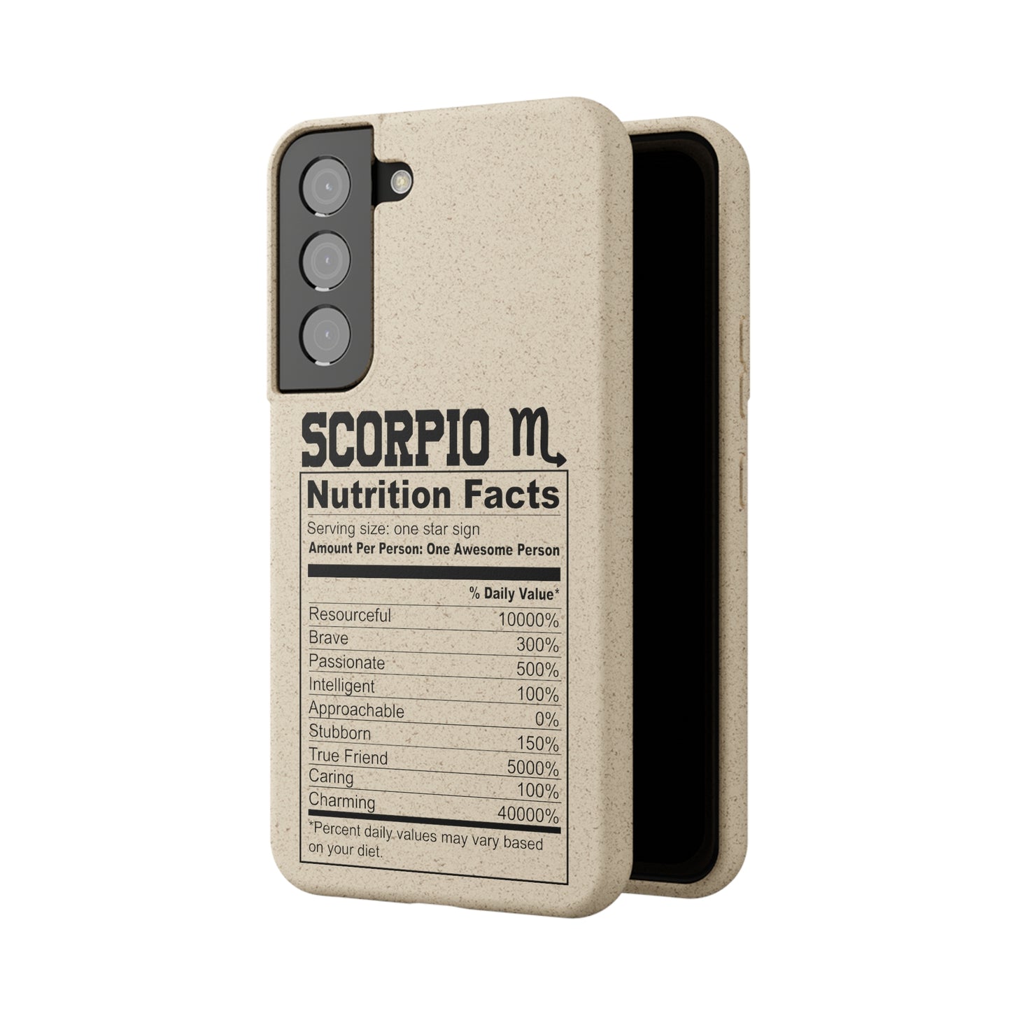 Zodiac Ingredients Biodegradable Phone Case