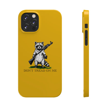 Racoon Freedom Design Slim Phone Case