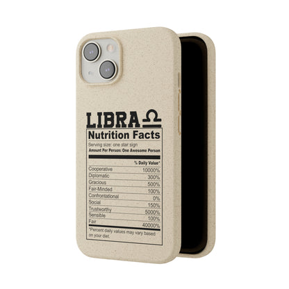 Libra Ingredients Biodegradable Phone Case