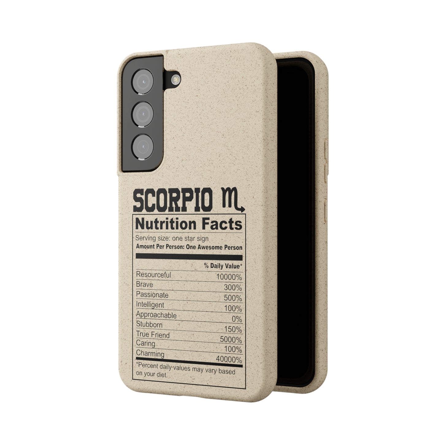 Zodiac Ingredients Biodegradable Phone Case