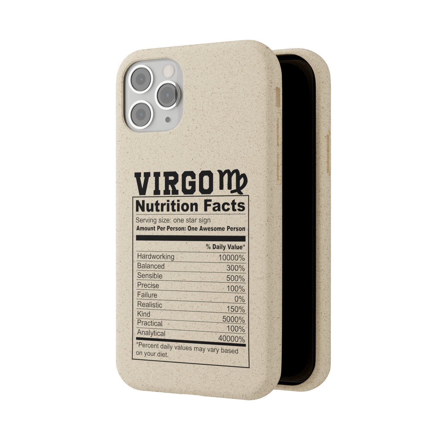 Virgo Ingredients Biodegradable Phone Case