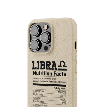 Libra Ingredients Biodegradable Phone Case