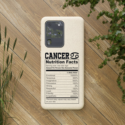 Cancer Ingredients Biodegradable Phone Case