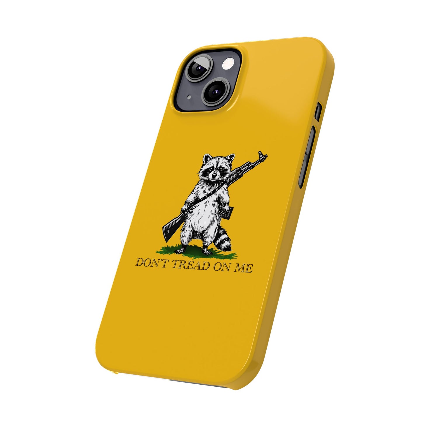 Racoon Freedom Design Slim Phone Case