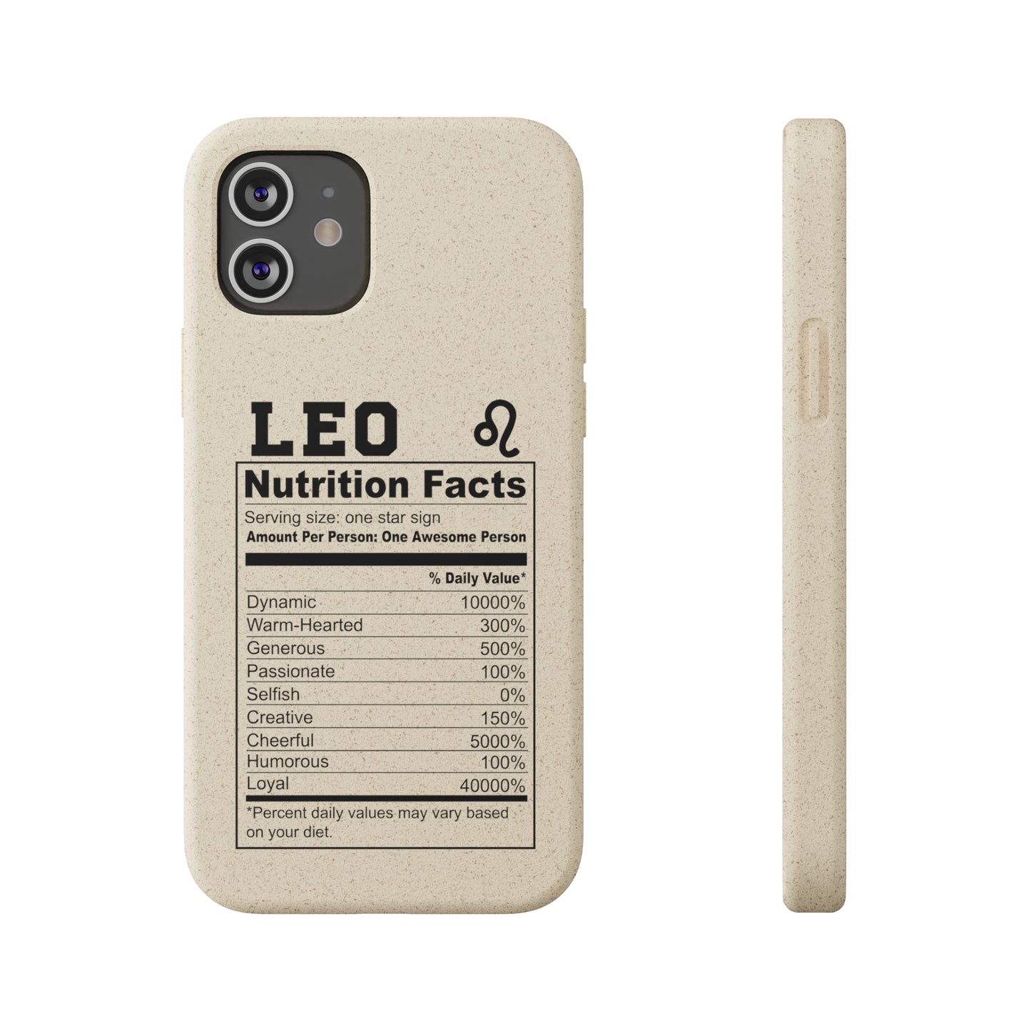 Zodiac Ingredients Biodegradable Phone Case