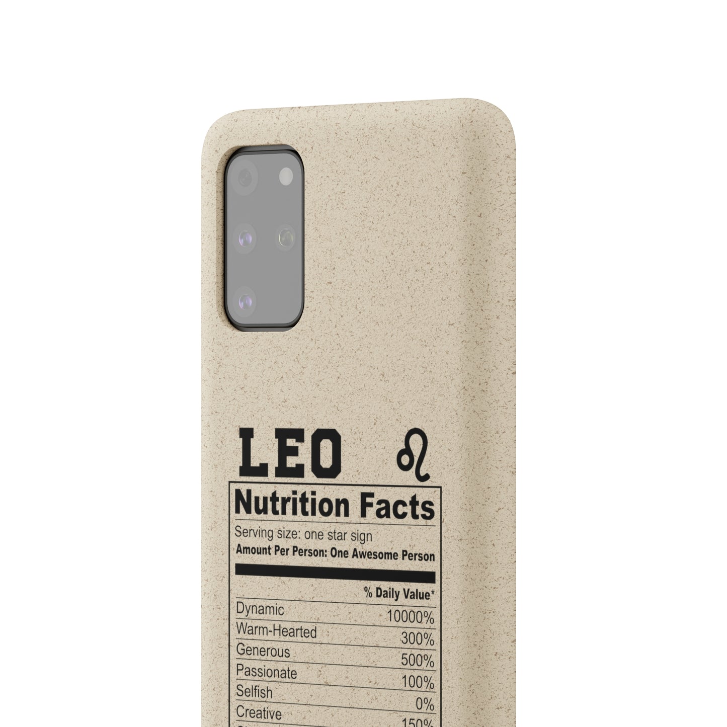 Zodiac Ingredients Biodegradable Phone Case