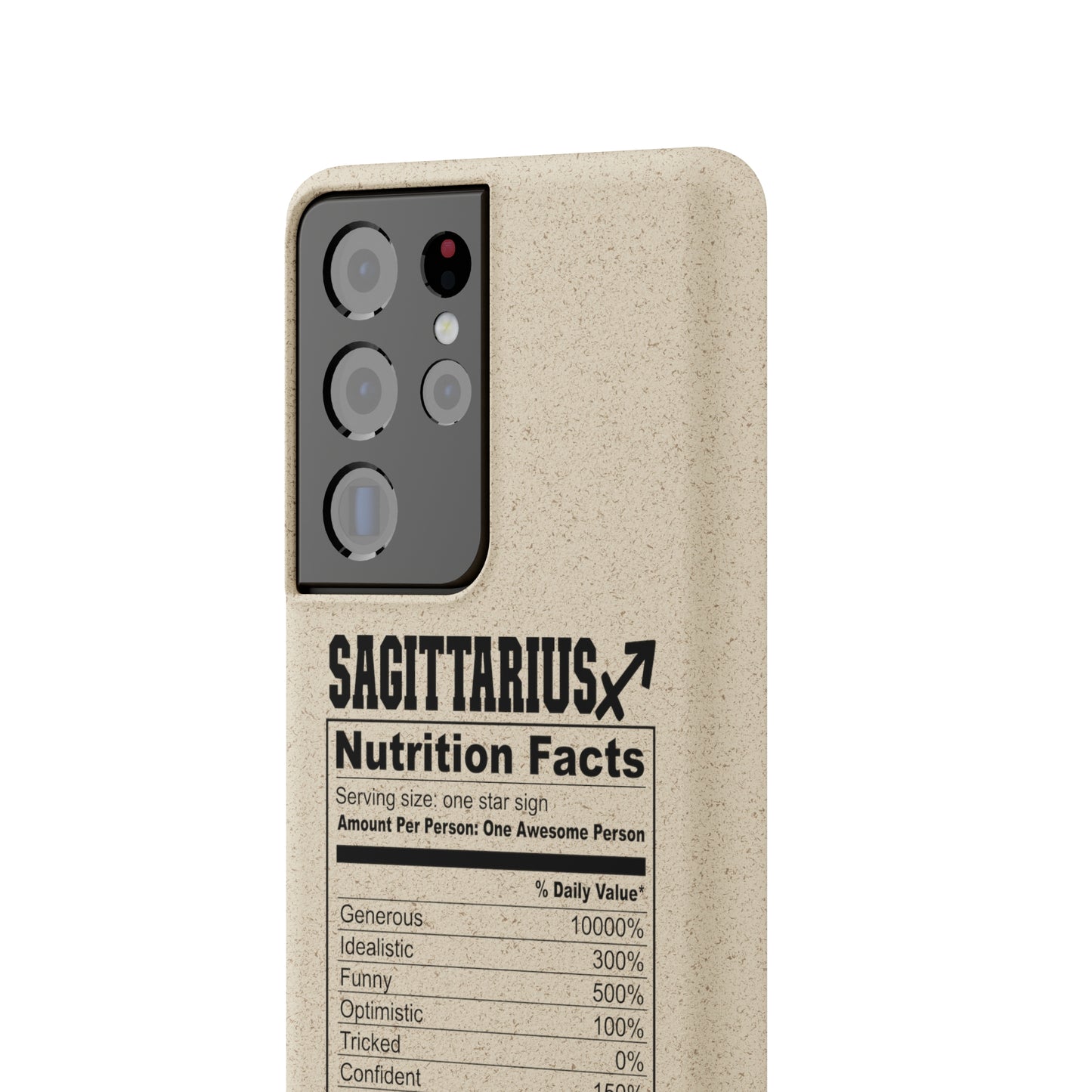 Zodiac Ingredients Biodegradable Phone Case