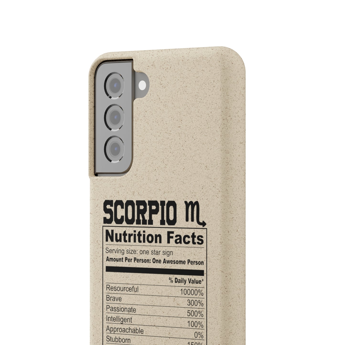 Zodiac Ingredients Biodegradable Phone Case