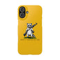 Racoon Freedom Design Slim Phone Case