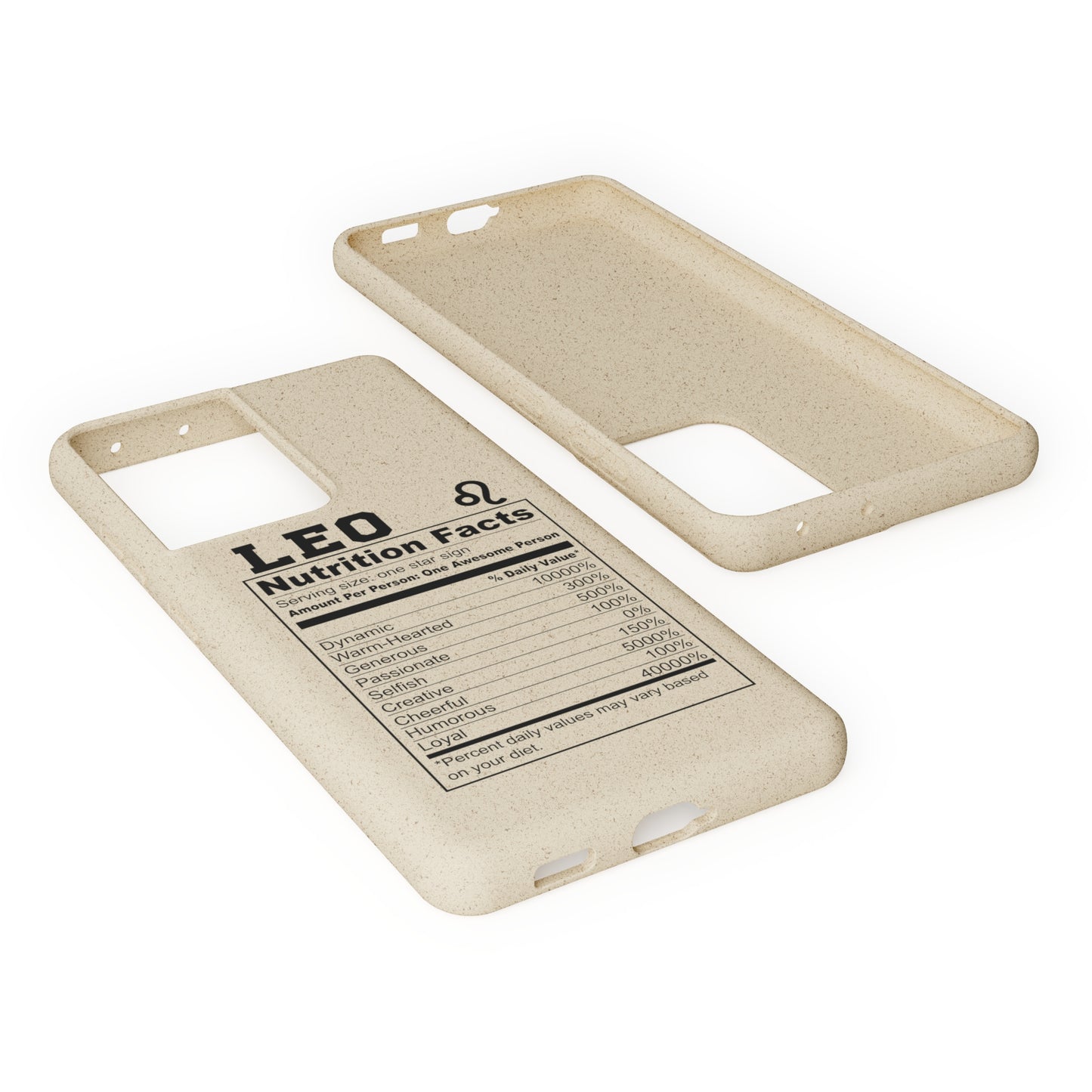 Zodiac Ingredients Biodegradable Phone Case