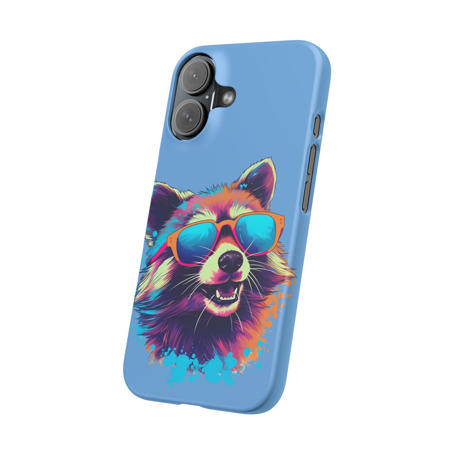 Lux Slim Cases -  " Cool Racoon"