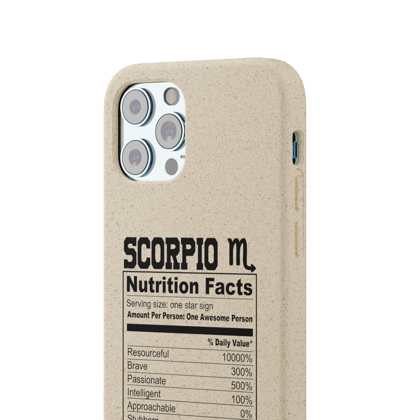 Zodiac Ingredients Biodegradable Phone Case