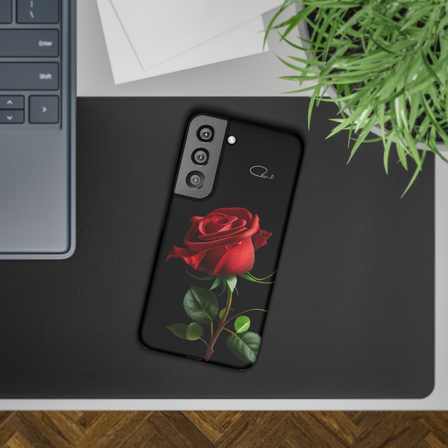 Lux Matte Slim Cases - Titled " Rose "