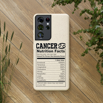 Cancer Ingredients Biodegradable Phone Case