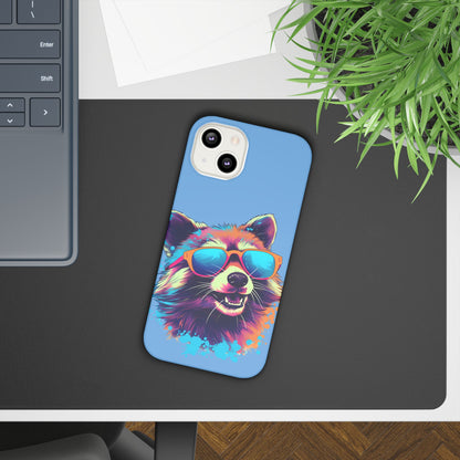 Lux Slim Cases -  " Cool Racoon"