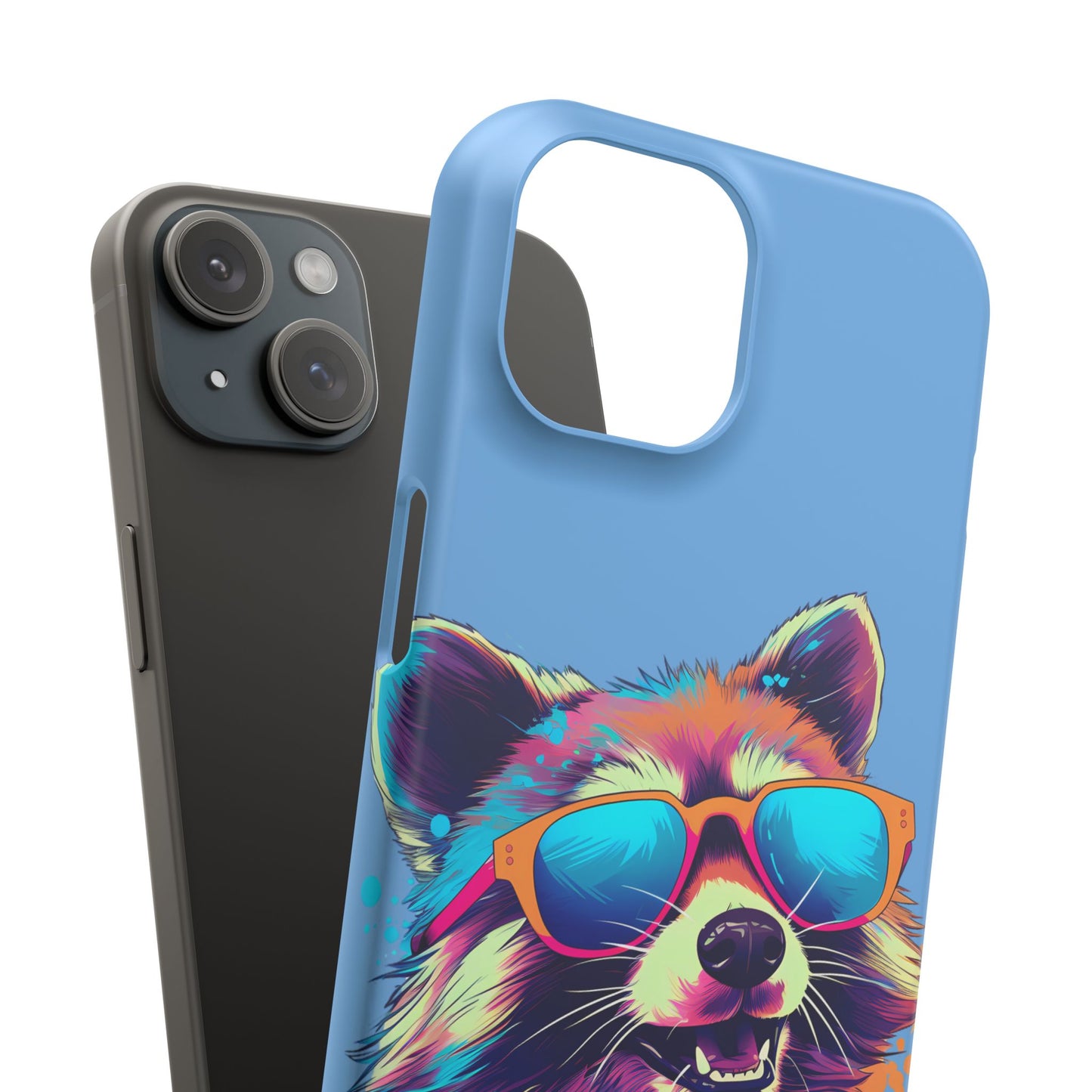 Lux Slim Cases -  " Cool Racoon"