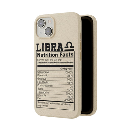 Libra Ingredients Biodegradable Phone Case