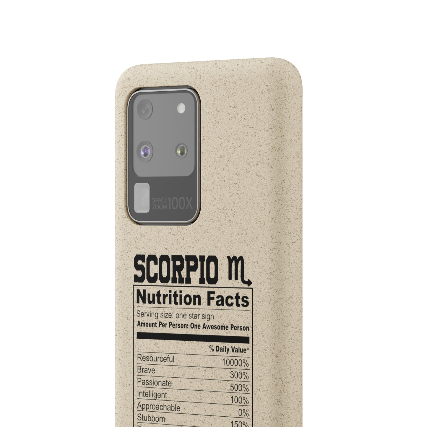 Zodiac Ingredients Biodegradable Phone Case