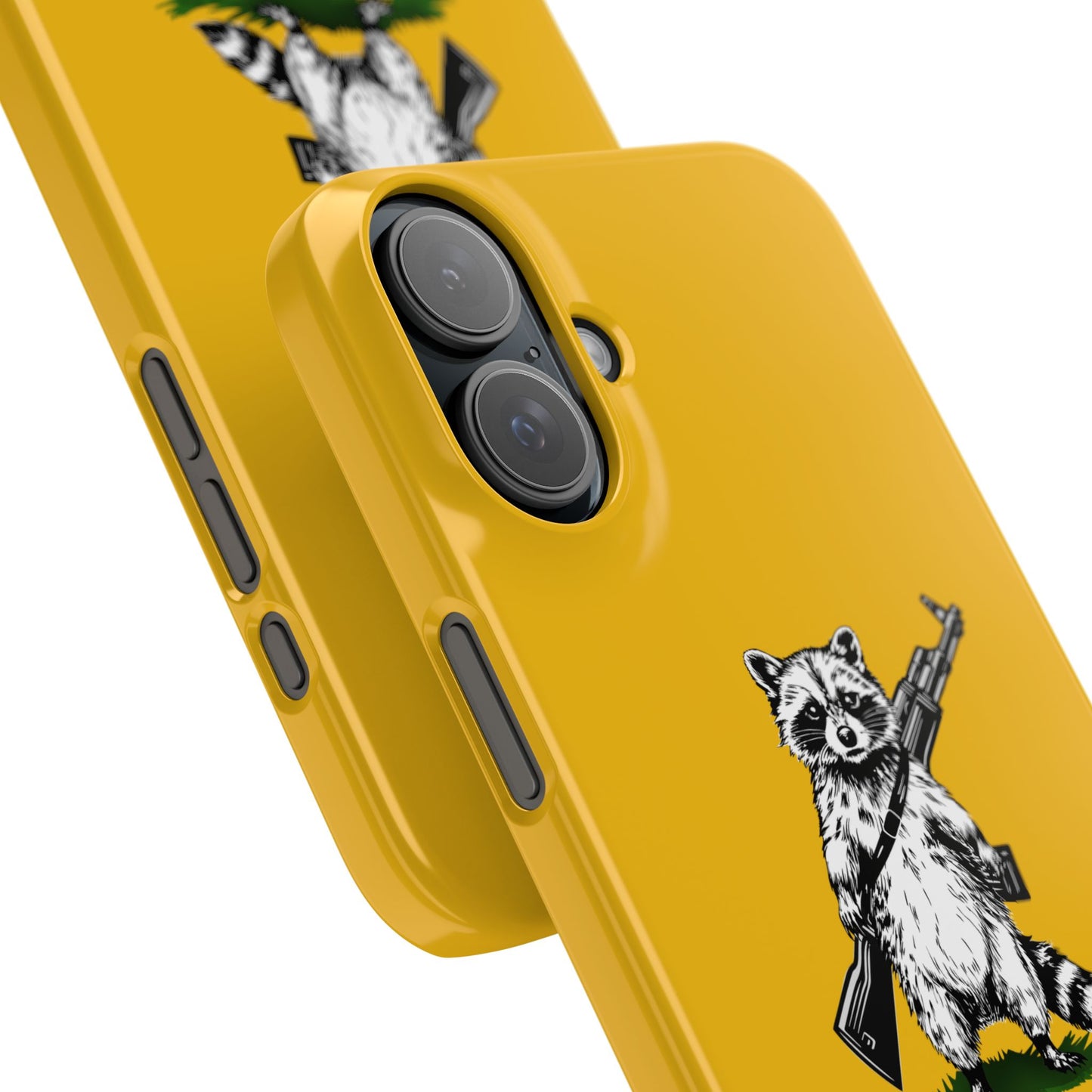 Racoon Freedom Design Slim Phone Case