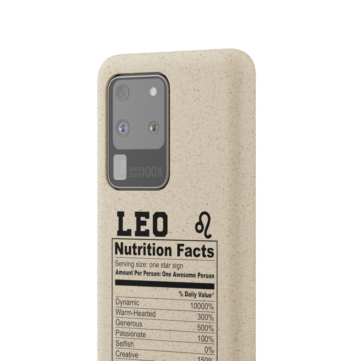 Zodiac Ingredients Biodegradable Phone Case