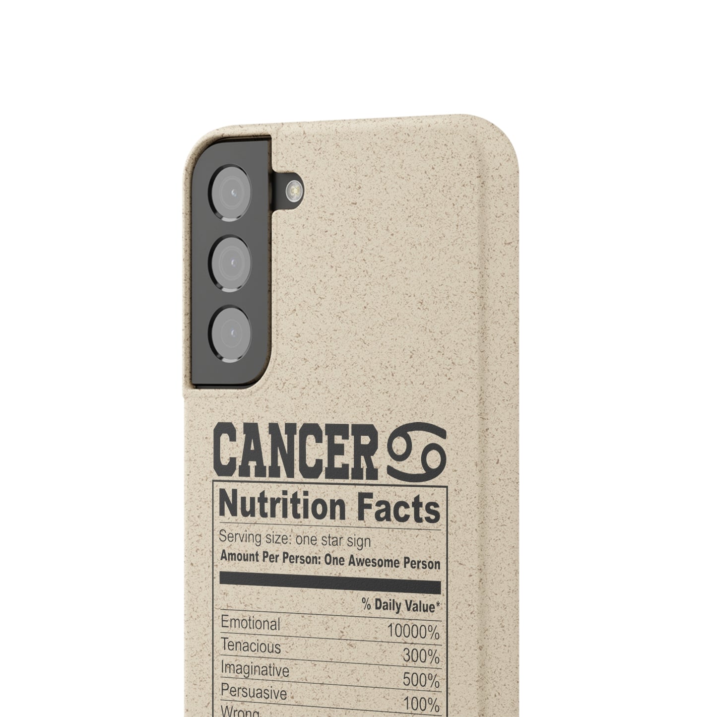 Zodiac Ingredients Biodegradable Phone Case