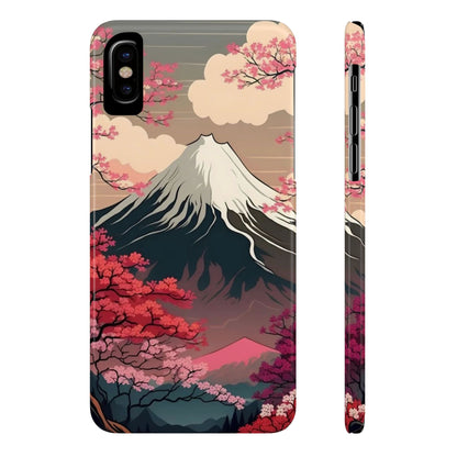 Japan Mountain V2! Slim iPhone Cases