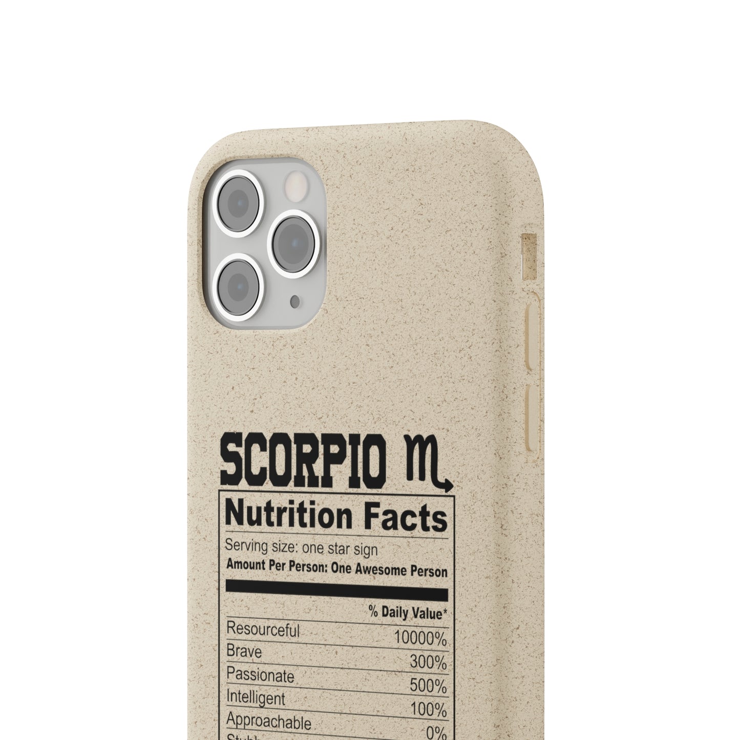 Zodiac Ingredients Biodegradable Phone Case