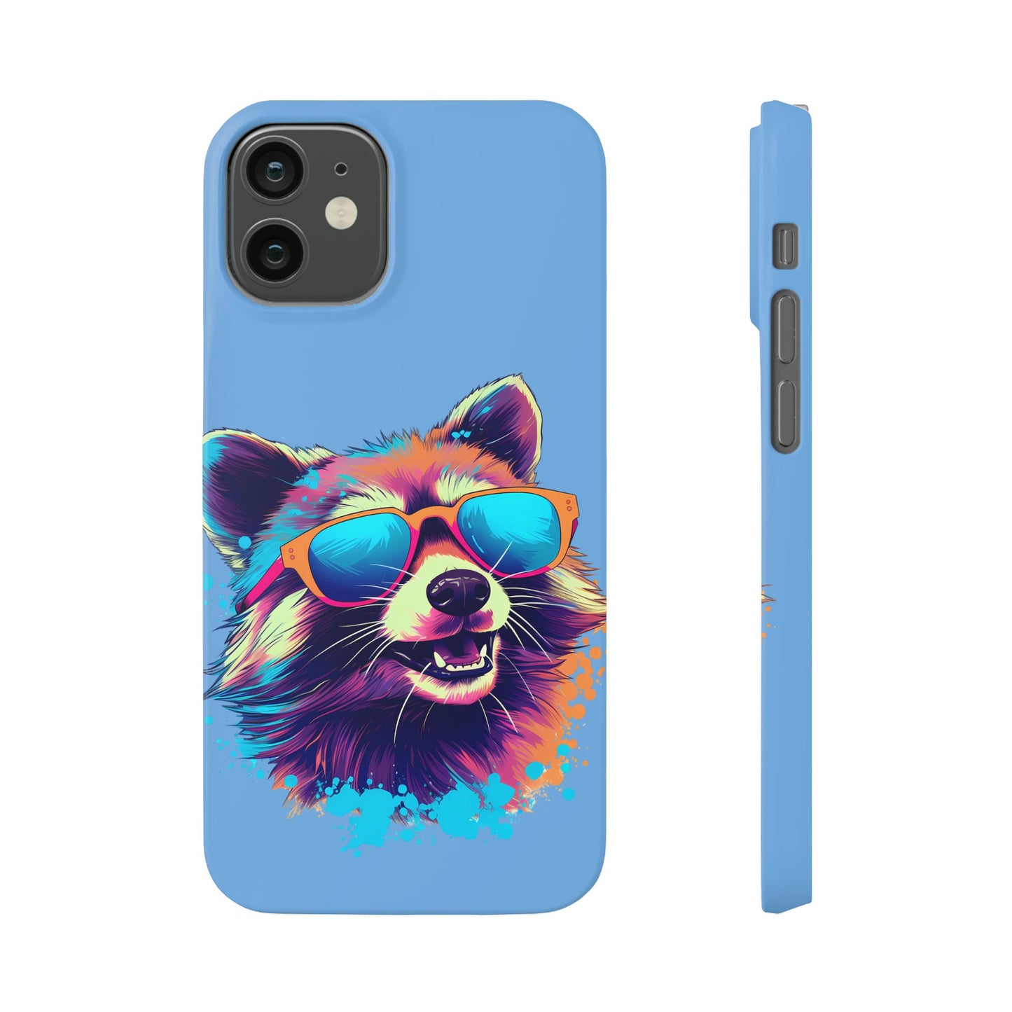 Lux Slim Cases -  " Cool Racoon"