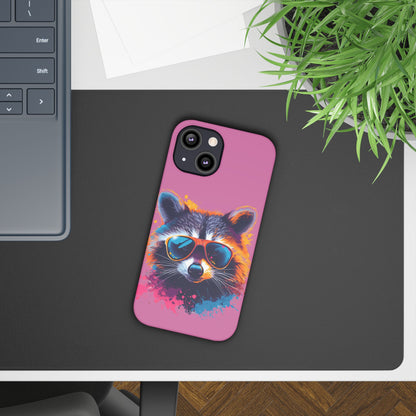 Lux Slim Cases -  " Cool Racoon V2"