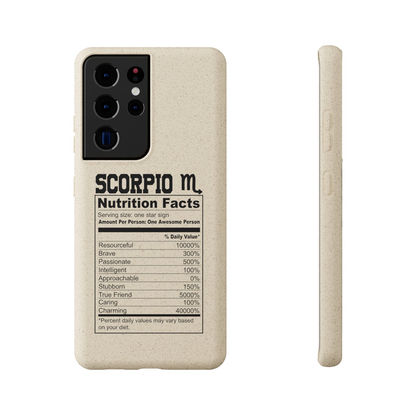 Zodiac Ingredients Biodegradable Phone Case