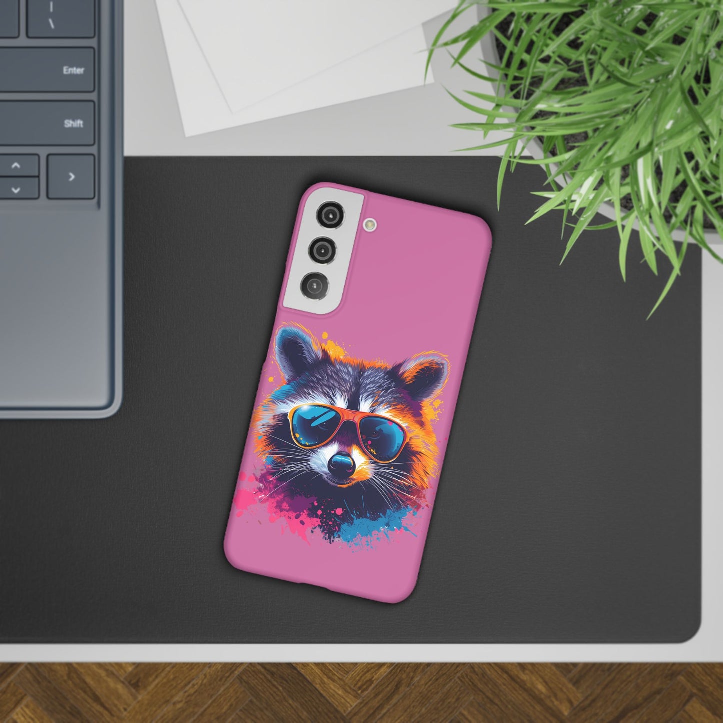 Lux Slim Cases -  " Cool Racoon V2"