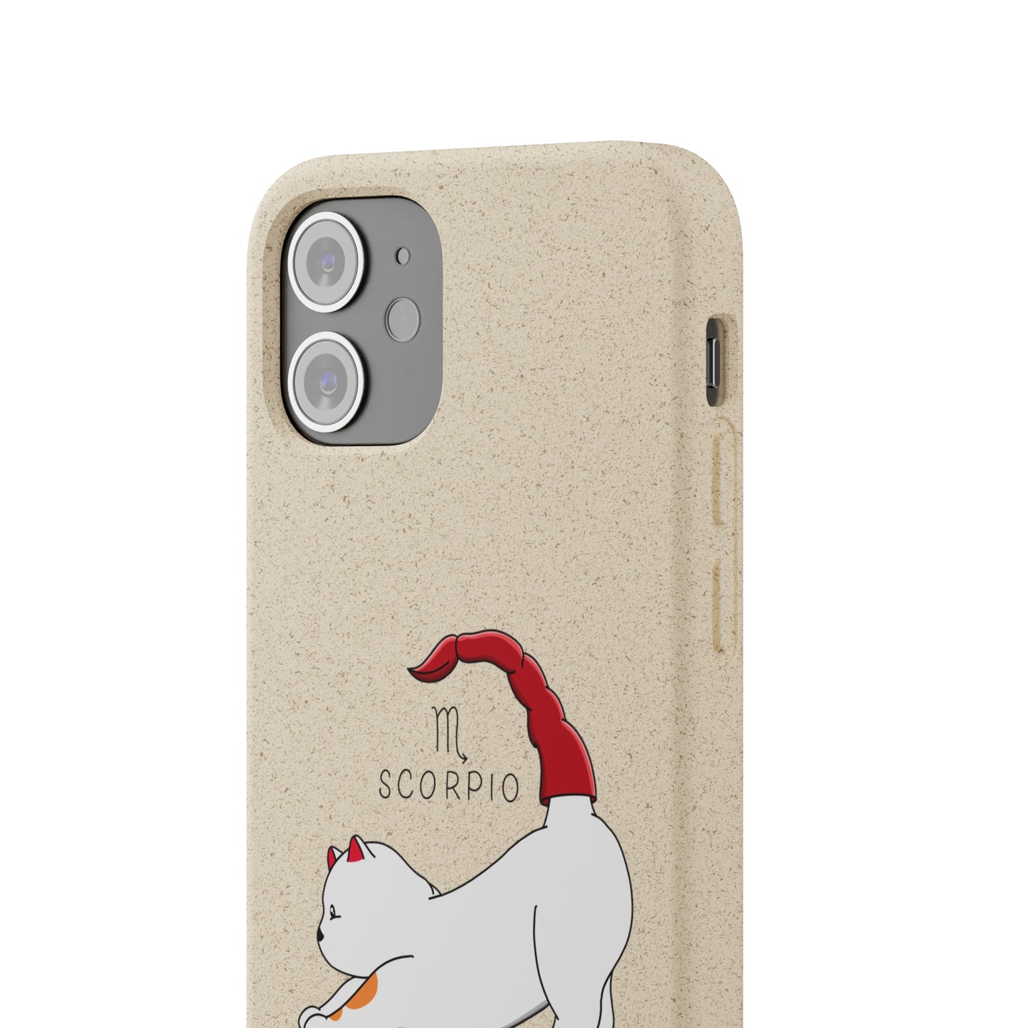 Scorpio Cat Zodiac Design - Biodegradable Phone Cases