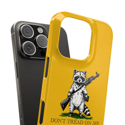 Racoon Freedom Design Slim Phone Case