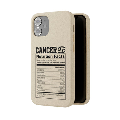 Cancer Ingredients Biodegradable Phone Case