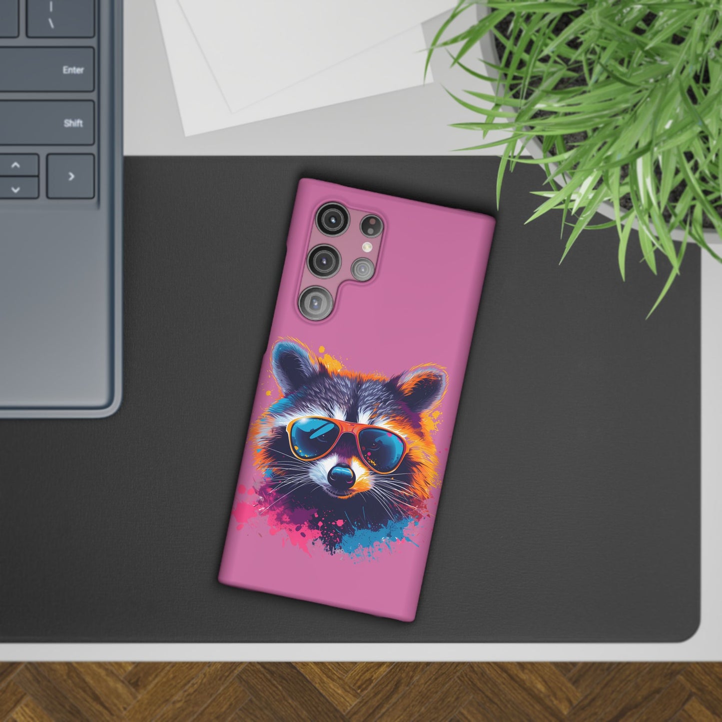 Lux Slim Cases -  " Cool Racoon V2"