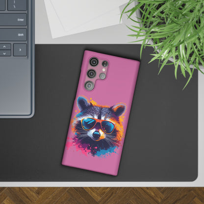 Lux Slim Cases -  " Cool Racoon V2"