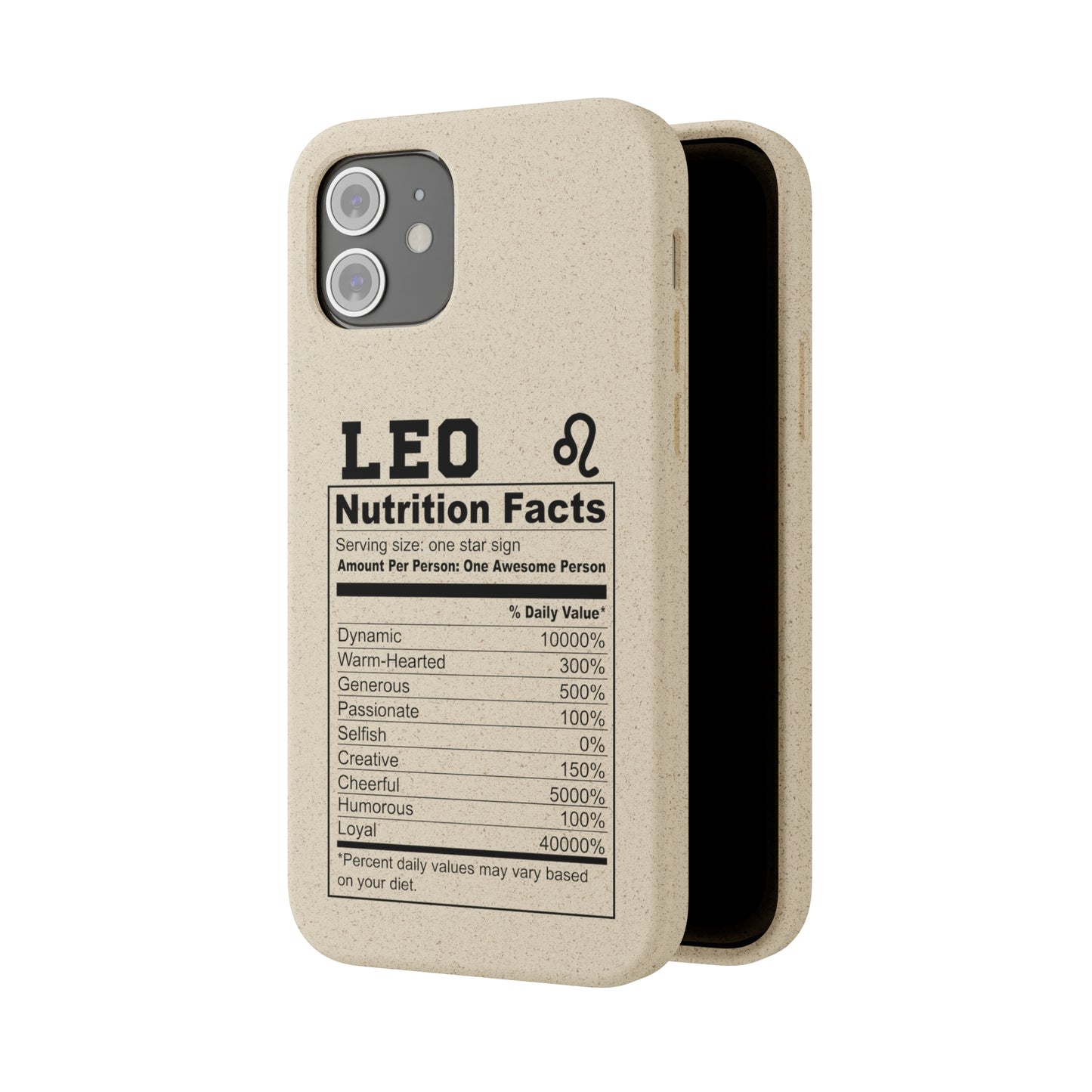 Zodiac Ingredients Biodegradable Phone Case