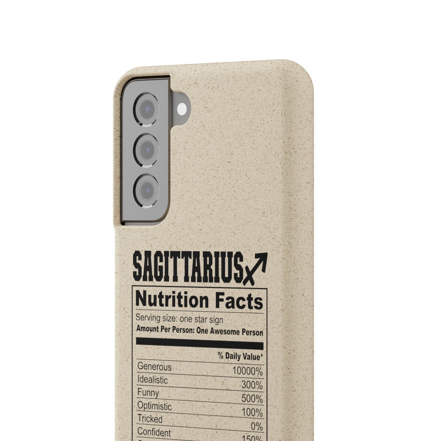 Zodiac Ingredients Biodegradable Phone Case