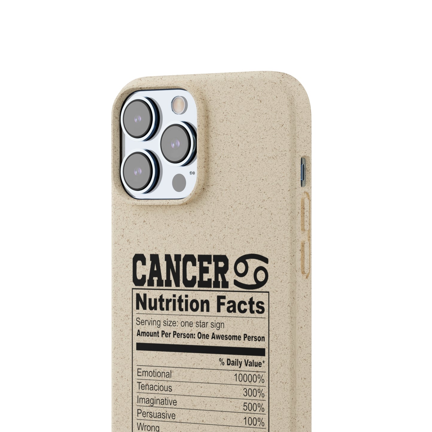 Zodiac Ingredients Biodegradable Phone Case