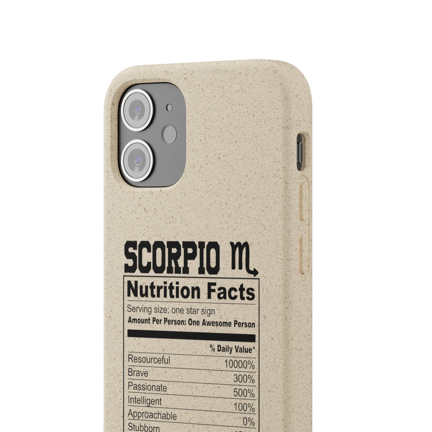 Zodiac Ingredients Biodegradable Phone Case