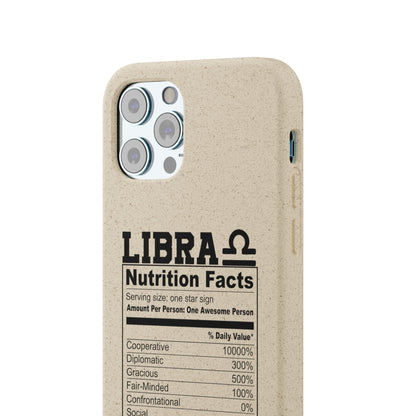 Libra Ingredients Biodegradable Phone Case