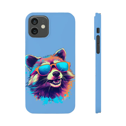 Lux Slim Cases -  " Cool Racoon"