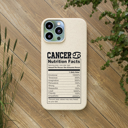 Cancer Ingredients Biodegradable Phone Case