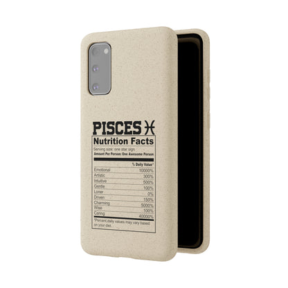 Pisces Ingredients Biodegradable Phone Case