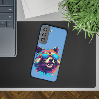 Lux Slim Cases -  " Cool Racoon"