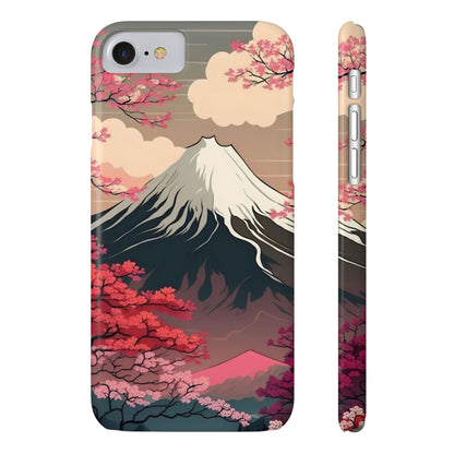 Japan Mountain V2! Slim iPhone Cases